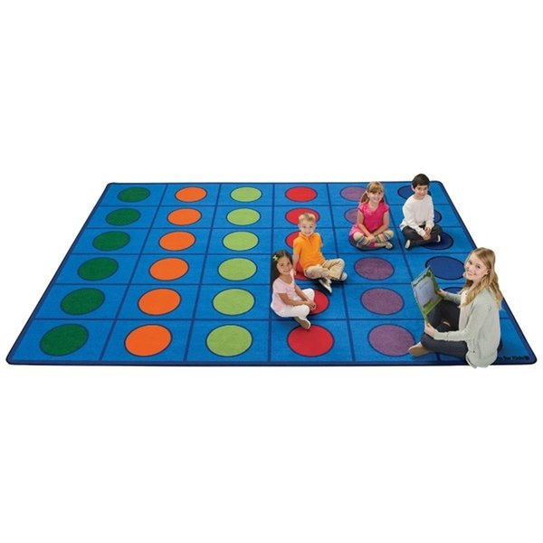 Carpets For Kids Carpets for Kids 4218 Seating Circles Rug - 30 Seats 4218